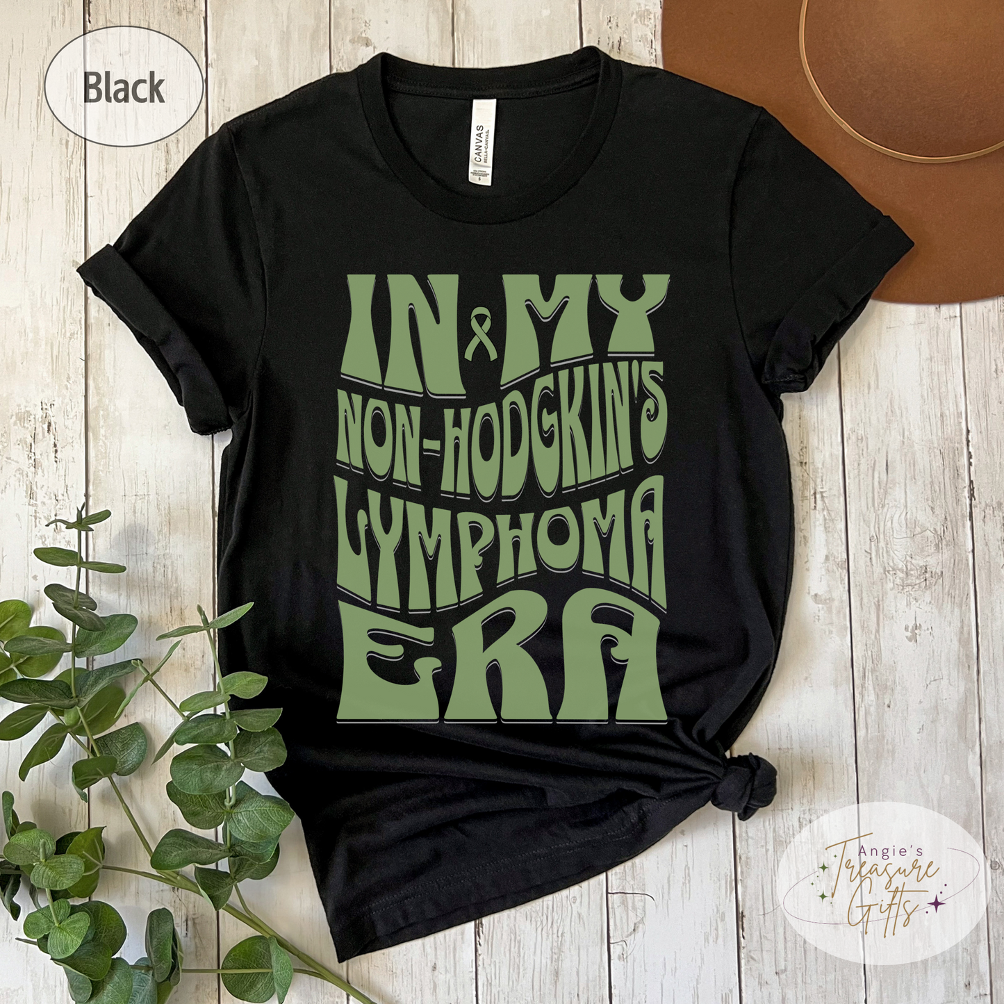 In My Non-Hodgkin’s Lymphoma Era Shirt – Lime Green Awareness Ribbon – Bella Canvas 3001 Unisex Tee – Cancer Support Gift