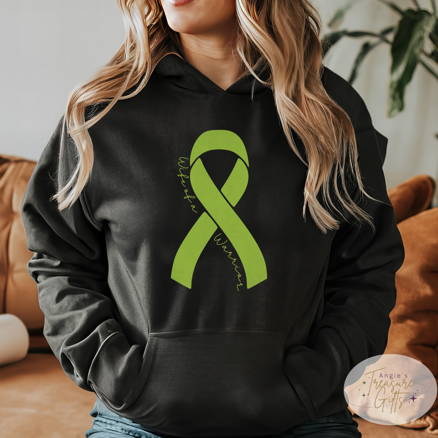 Personalized Non-Hodgkin’s Lymphoma Awareness Shirt – Lime Green Ribbon Tee – Customizable Survivor, Warrior, Fighter Support – Bella Canvas 3001