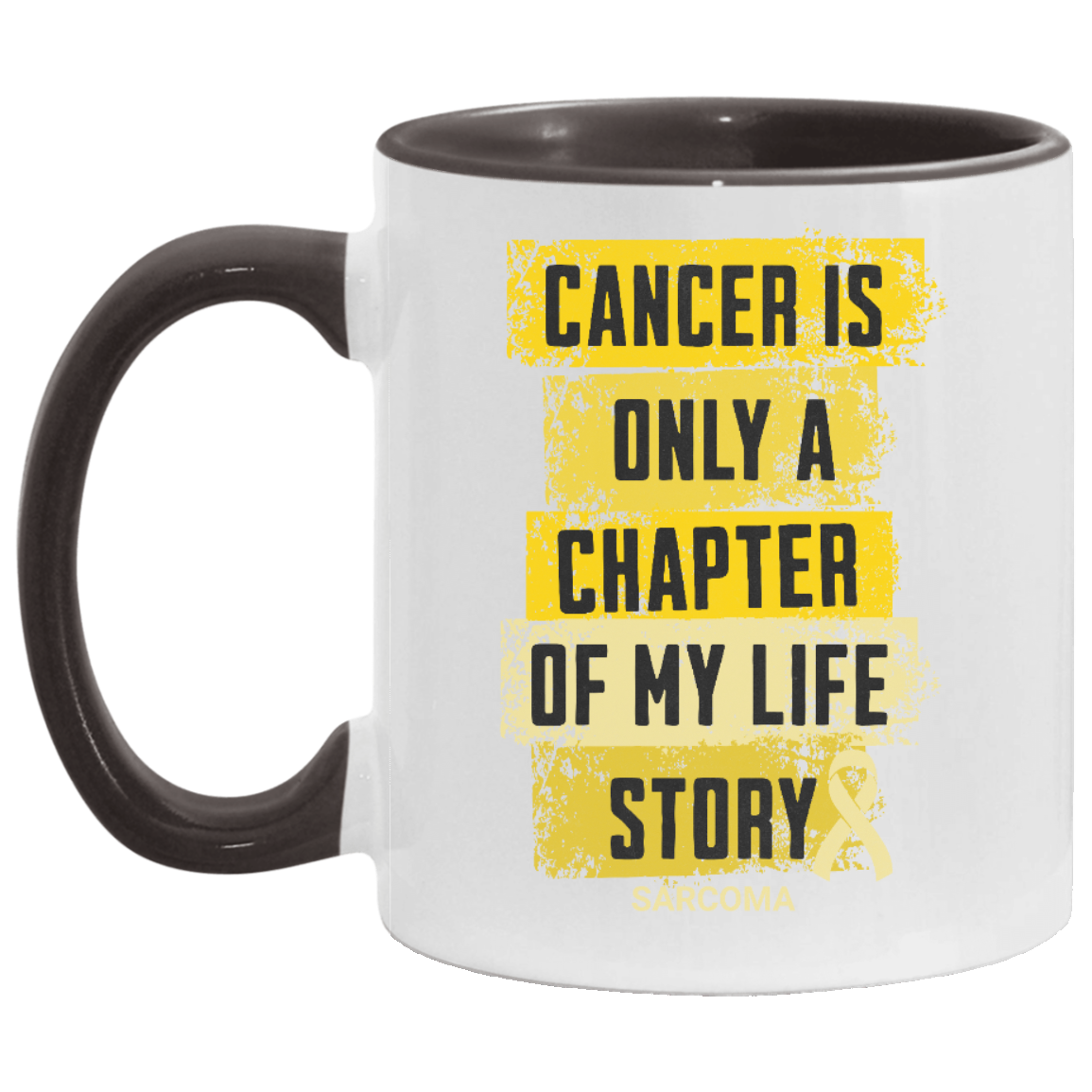 Sarcoma Cancer Survivor Gift, Bone Cancer Awareness Coffee Cup, Cancer Is Only a Chapter Gift for Mother's day or Father's Day