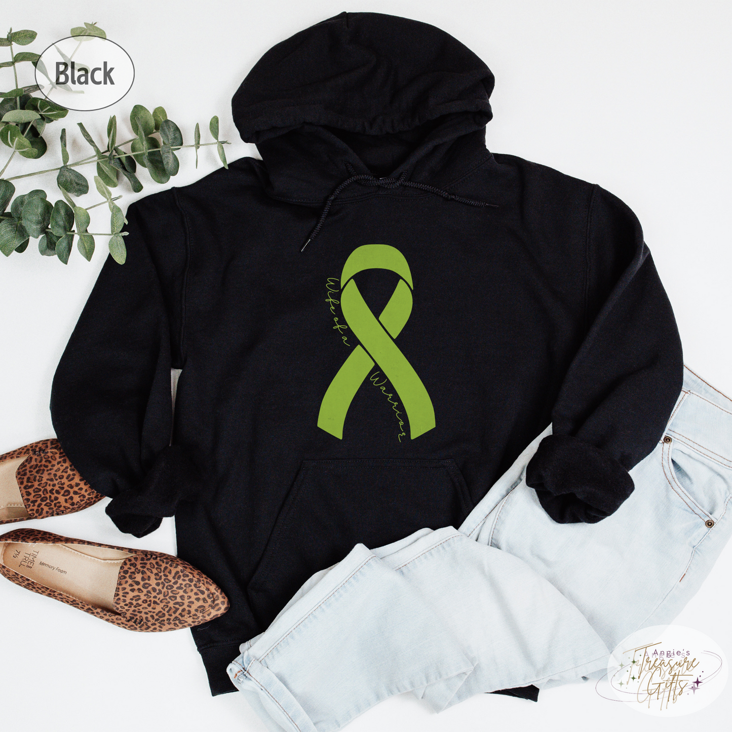 Personalized Non-Hodgkin’s Lymphoma Awareness Shirt – Lime Green Ribbon Tee – Customizable Survivor, Warrior, Fighter Support – Bella Canvas 3001