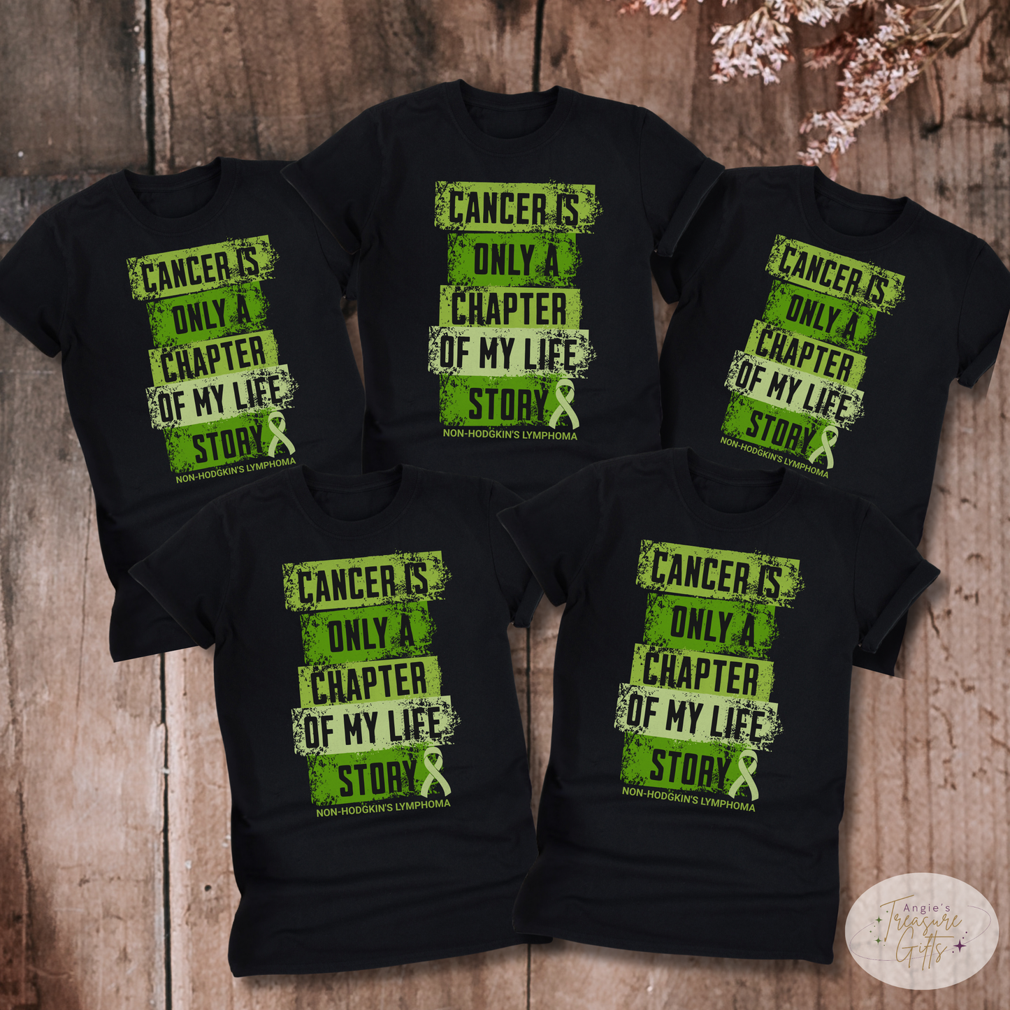 Non-Hodgkin's Lymphoma T-Shirt – Lime Green Ribbon Survivor Tee – Unisex Cancer Awareness Shirt - Small to 6XL Plus Size - Support Squad