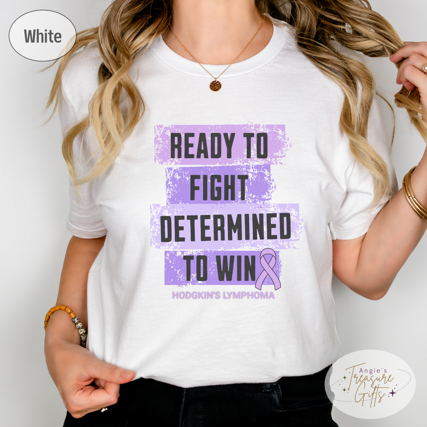 Hodgkins Lymphoma Shirt, Purple Awareness Ribbon, Cancer Warrior Tshirt, Chemo Gift for Cancer Treatment, Lymphoma Support Squad Shirt