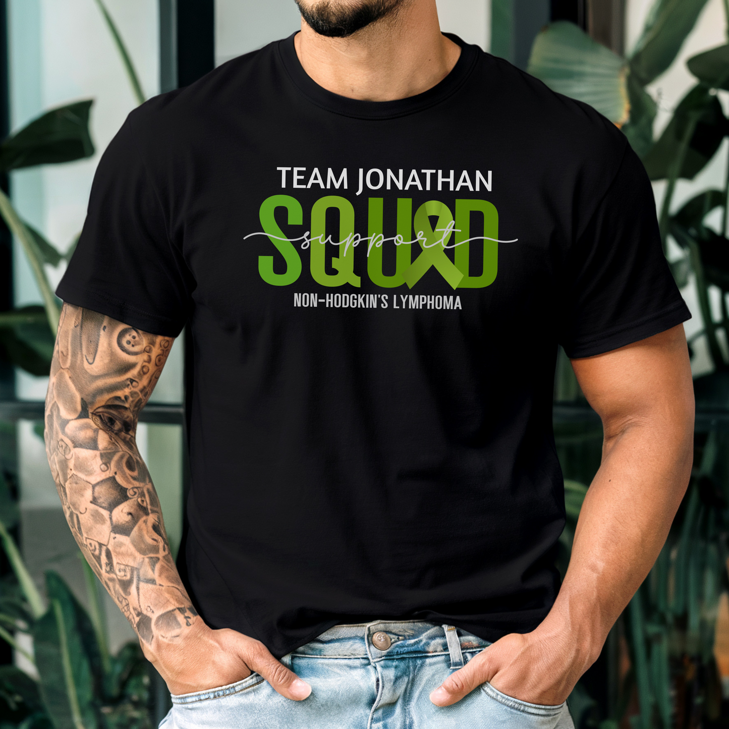 Non-Hodgkin's Lymphoma T-Shirt Collection, Support Squad, Warrior & Survivor, Personalized Cancer Awareness Tee, Gifts for Support Squad