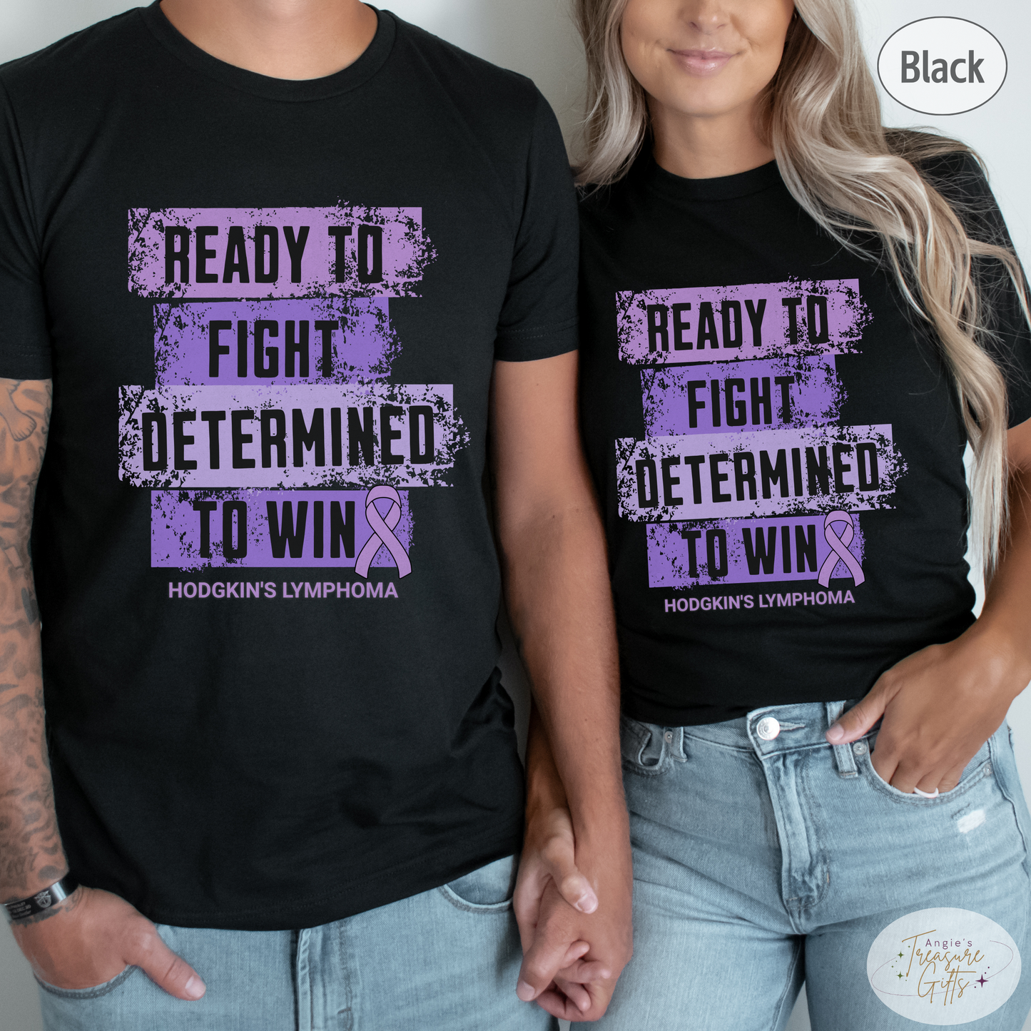 Hodgkins Lymphoma Shirt, Purple Awareness Ribbon, Cancer Warrior Tshirt, Chemo Gift for Cancer Treatment, Lymphoma Support Squad Shirt