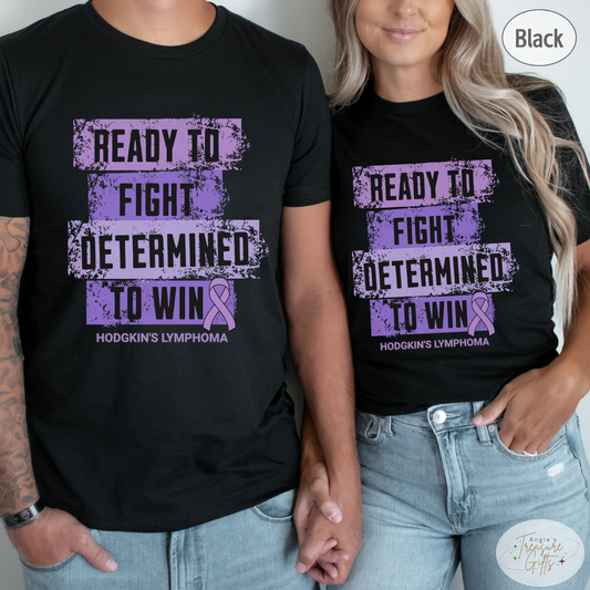 Hodgkins Lymphoma Shirt, Purple Awareness Ribbon, Cancer Warrior Tshirt, Chemo Gift for Cancer Treatment, Lymphoma Support Squad Shirt