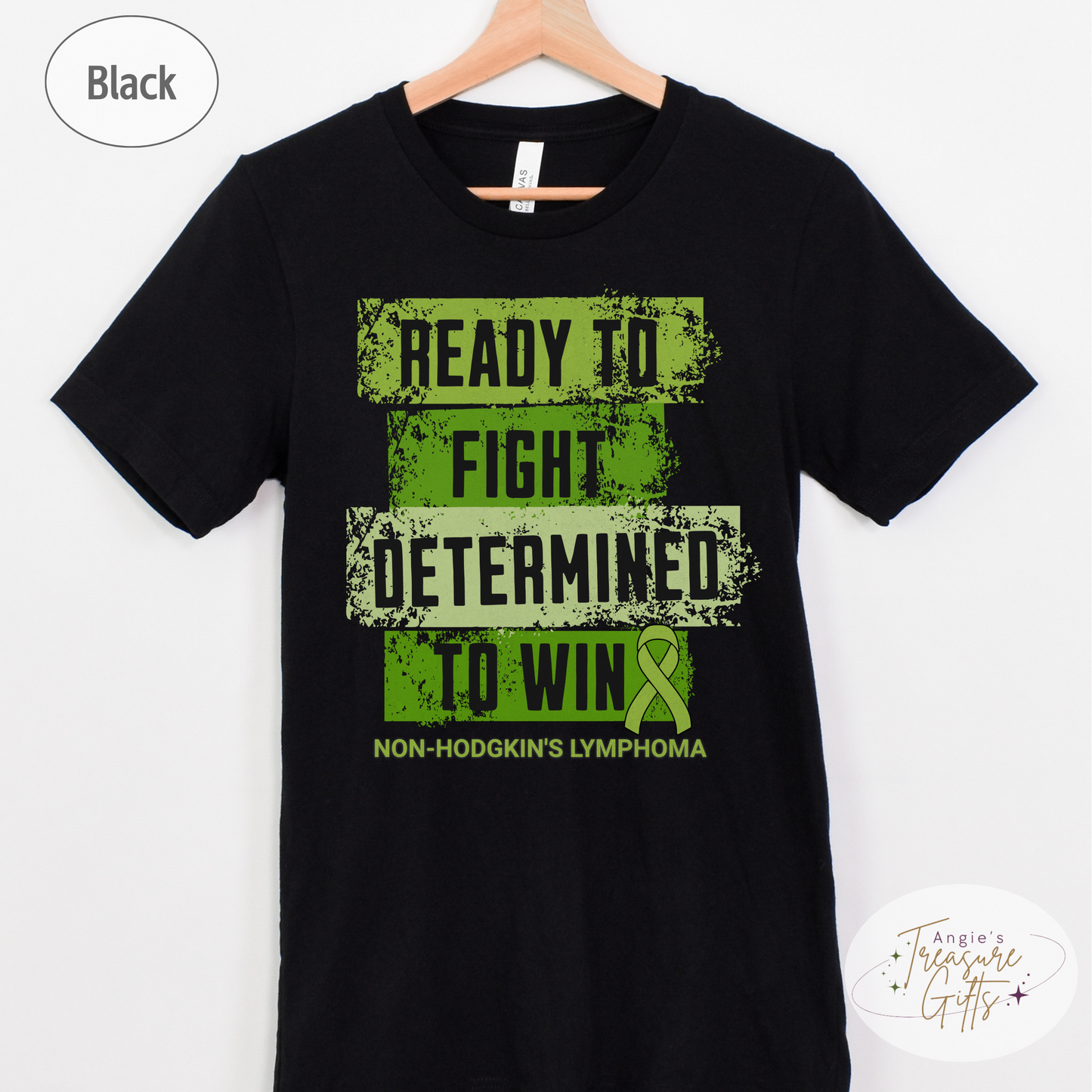 Non-Hodgkins Lymphoma Shirt, Lime Green Awareness Ribbon, Cancer Warrior Tshirt, Chemo Gift for Cancer Treatment, Support Squad Shirt