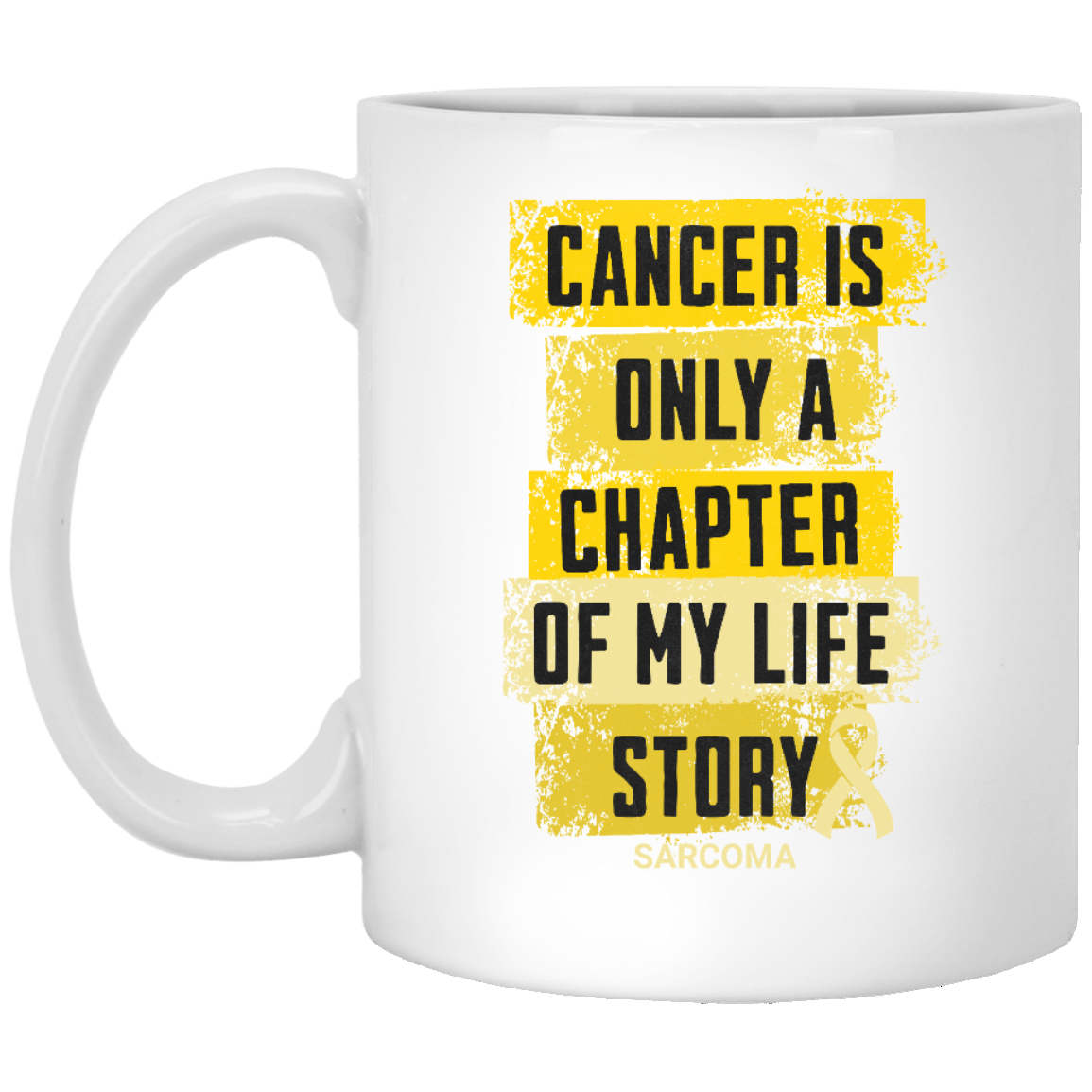Sarcoma Cancer Survivor Gift, Bone Cancer Awareness Coffee Cup, Cancer Is Only a Chapter Gift for Mother's day or Father's Day