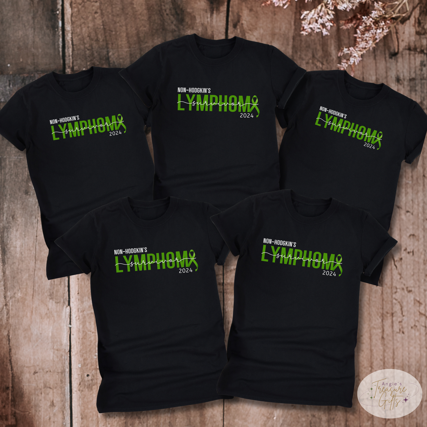 Non-Hodgkin's Lymphoma T-Shirt Collection, Support Squad, Warrior & Survivor, Personalized Cancer Awareness Tee, Gifts for Support Squad