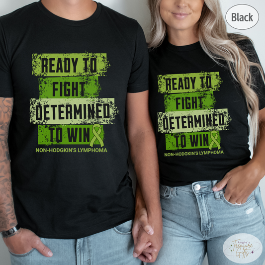 Non-Hodgkins Lymphoma Shirt, Lime Green Awareness Ribbon, Cancer Warrior Tshirt, Chemo Gift for Cancer Treatment, Support Squad Shirt