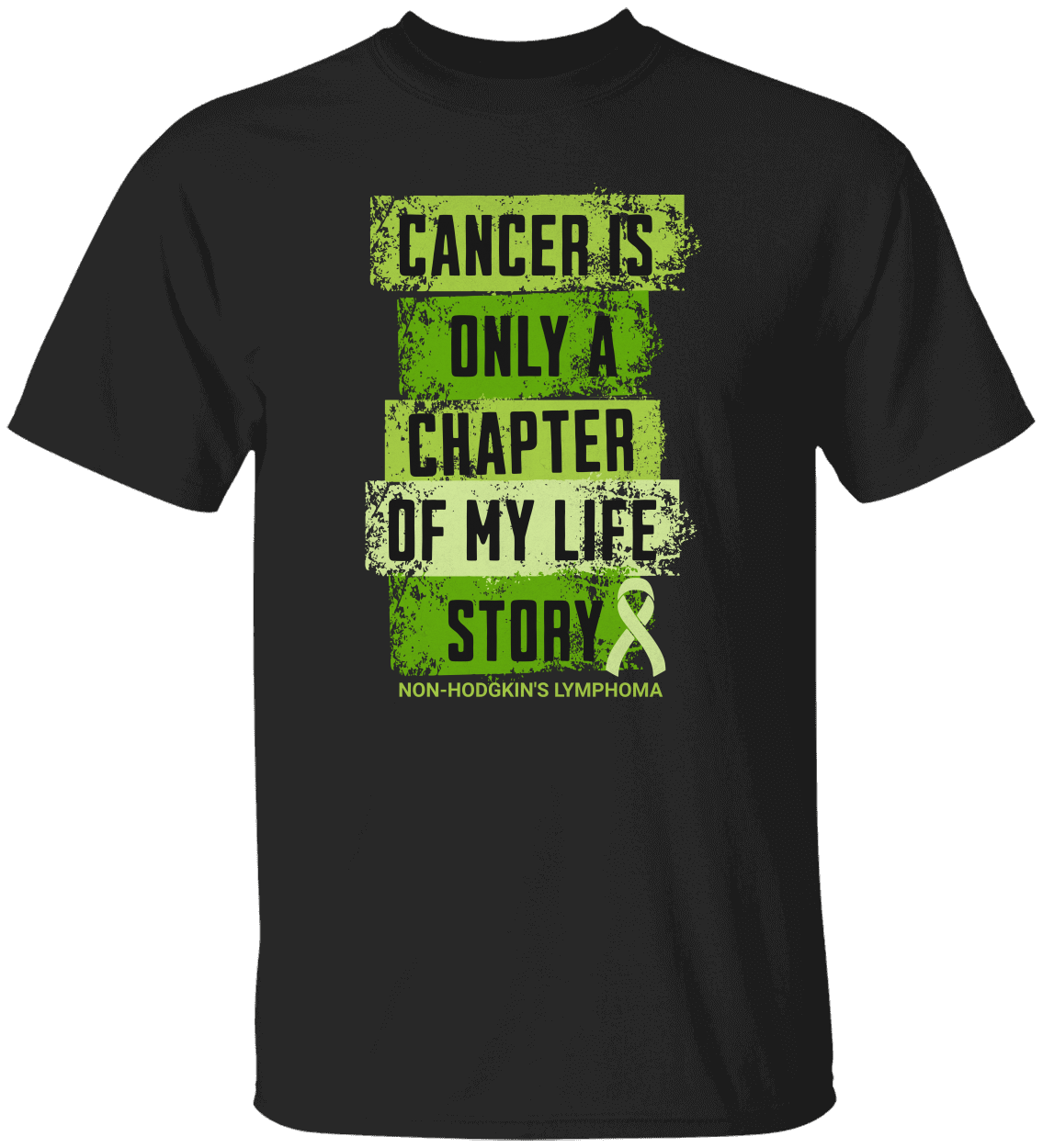 Non-Hodgkin's Lymphoma T-Shirt – Lime Green Ribbon Survivor Tee – Unisex Cancer Awareness Shirt - Small to 6XL Plus Size - Support Squad